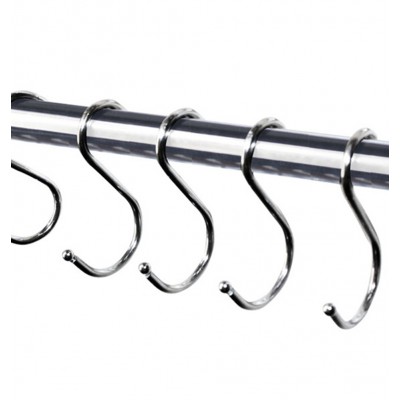 MXY S Hook S Shaped Hanging Stainless Steel Hooks Tool Pack of 5 PCS Metal Hooks Hangers For Home, Kitchen and Garage , Gardening Tools
