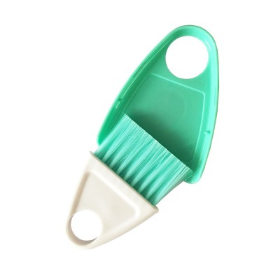MXY Home Plastic Handle Mini Broom And Dustpan Set Corner Cleaner For Office Home Kitchen Car Keyboard (S-Green)