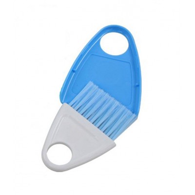 MXY Home Plastic Handle Mini Broom And Dustpan Set Corner Cleaner For Office Home Kitchen Car Keyboard (S-Blue)
