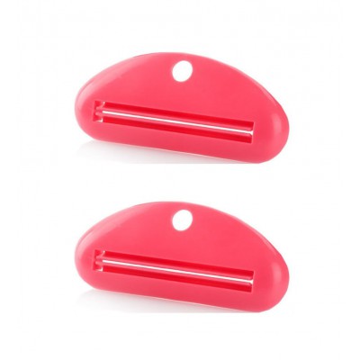 Toothpaste Tube Squeezer - MXY Tubular Clips Multi-Purpose Tube Squeezer Cleanser Clip Pack of 2 Units Random Color