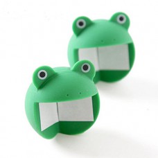 MXY Home Safety Anti-collision Edge Corner Guard Protector Baby Soft Silicone Cartoon Thickening Collision Angle Table Desk Bumper Cover Pad Child Infant Kid Cute Pack of 2 Units Green Frogs