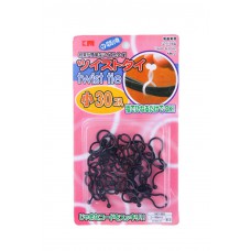 MXY Creative Design Plastic Reusable Cable Ties Twist Tie Lock Wrap Small 30 Per Pack Black Color