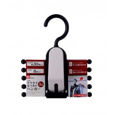 MXY Japan Wardrobe Tie Rack Belt Storage Racks Hanger Hook Scarf Clips Holder Organizer Non Slip 360 Degree Rotating Sturdy Durable Securely Up to 30 Ties Or 8 Belts