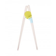 MXY Children Training Chopsticks Helper Set 1 Pair Pack (Green)