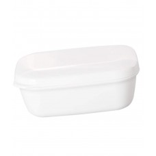 MXY Soap Box Sealed Travel Soap Case Dish White (Rectangle)
