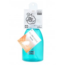 MXY Foaming Dispensers Clear Plastic Foamer Bottle Pump Foaming Dispenser for Liquid Soap Gel Shampoo 400ml (Blue)