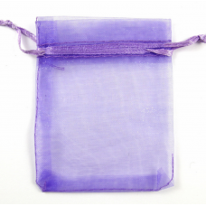 MXY Organza Drawstring Bag Party Wedding Gift Candy Pouches 10x12cm/3.9x4.7inch Purple 100PCS