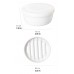 Soap Box - Arbor Home MXY White Color Round Soap Case