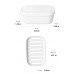 Soap Box - Arbor Home MXY White Color Rectangle Soap Case
