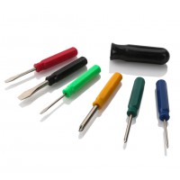 Arbor Home MXY Screwdriver Kit Tool Set 6 Units With An Auxiliary Handshake Multifunction In A PP Storage Colorful