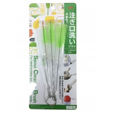MXY Cleaning Brush Nylon Tube Brush Set Spout Bottle Kettle Teapot Nozzle  Drinking Straws Keyboards Brushes Pack of 4 Different Sizes