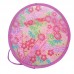MXY Foldable Fan Round Japanese Style Summer Handheld Folding Fans Festival Wedding Party Decor Home Personal Decoration 4 Units Different Beautiful Patterns