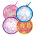 MXY Foldable Fan Japanese Style Summer Handheld Round Folding Fan Beautiful Pattern Festival Decor Wedding Birthdays Home Decoration 4 Units Different Patterns