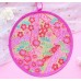 MXY Foldable Fan Japanese Style Summer Handheld Round Folding Fan Beautiful Pattern Festival Decor Wedding Birthdays Home Decoration 4 Units Different Patterns