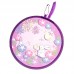 MXY Foldable Fan Japanese Style Summer Handheld Round Folding Fan Beautiful Pattern Festival Decor Wedding Birthdays Home Decoration 4 Units Different Patterns