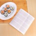 MXY Sushi Rolling Kit Mat Japanese Sushi Making Kit White Plastic With A Mini Rice Paddle (L-8166)