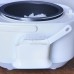 MXY Rice Scoop Holder with Suction Cup and Cover Rice Paddle Meal Spoon Fork Storage Station Can Stand or Adsorb on Rice Cooker or Smooth Surface