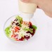 MXY Japanese Squeeze Bottle Creative 5 Hole Design Salad Vinegar Ketchup Honey Oil Pot with Dust Lid 380ml (Red)