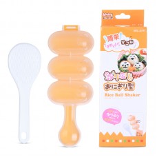 MXY Rice Ball Mould Shaker Sushi Roll Maker Kitchen Tools for Shake DIY Lunch with a Mini Rice Paddle (L-819)
